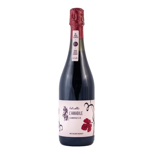 [VIN03] Amabile Folicello Lambrusco Grasparossa 750ml Biologico