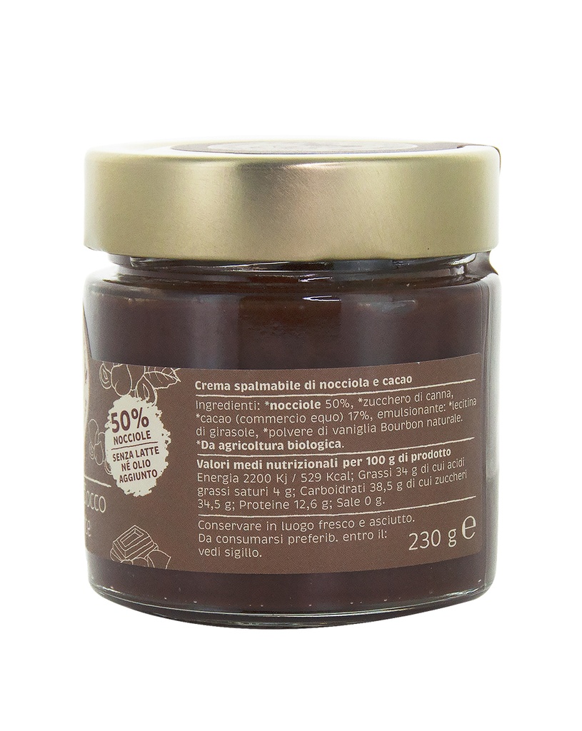 Noccio e Ciocco gusto fondente 230g