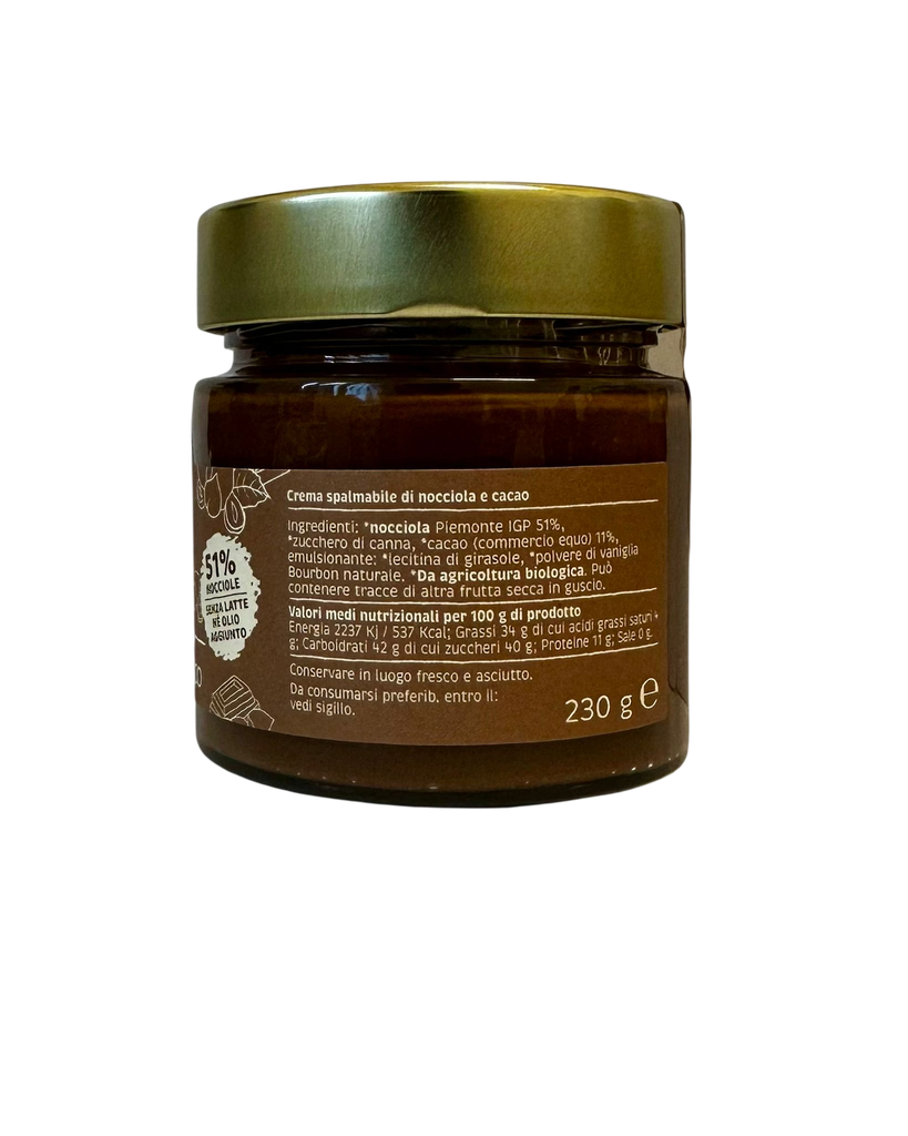 Noccio e Ciocco gusto classico 230g/620g con Nocciola Piemonte IGP 