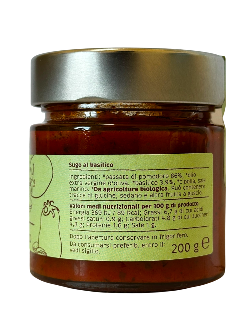 Sugo al basilico 200g 