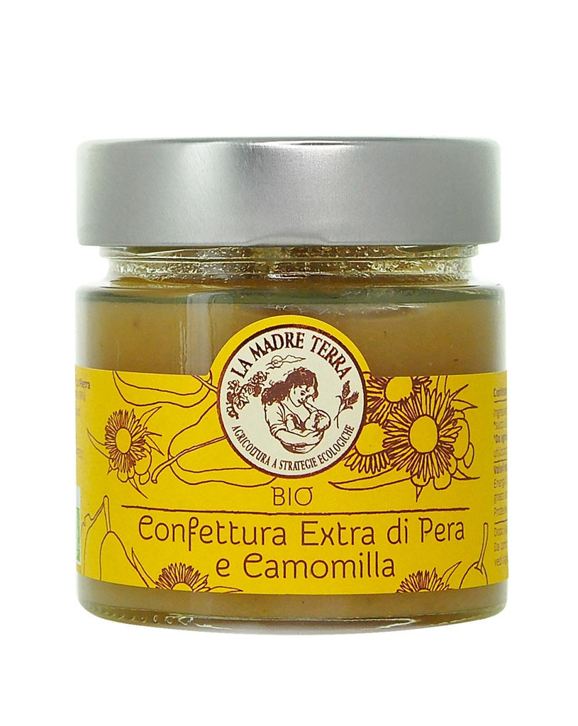 Confettura extra di Pera e Camomilla 230g