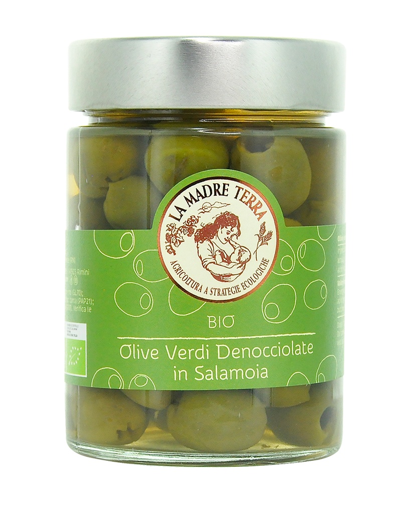 Olive Verdi denocciolate in Salamoia 340g