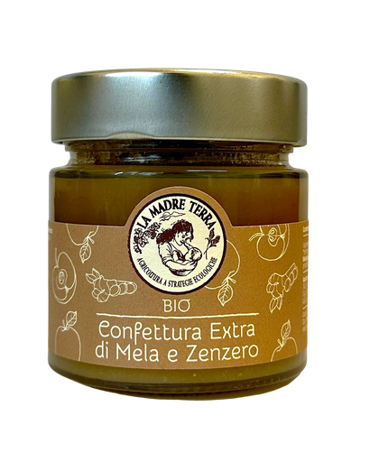 [CON15] Confettura extra di Mela e Zenzero *con zucchero d'uva 230g 