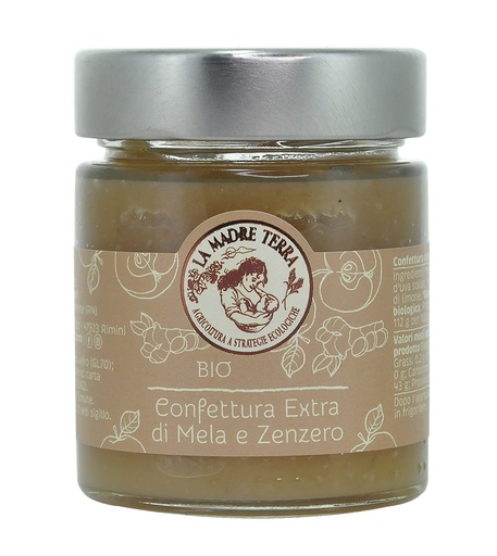 [RAR08] Confettura extra di Mela e Zenzero *con zucchero d'uva 170g